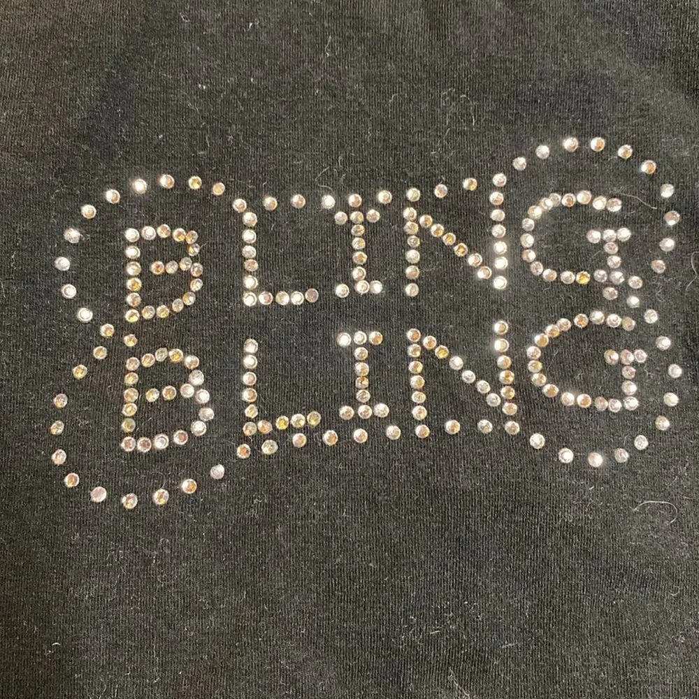 Rhinestone BLING BLING Dog T Shirt